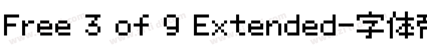 Free 3 of 9 Extended字体转换